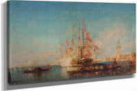 Le Coup De Canon  by Felix Ziem