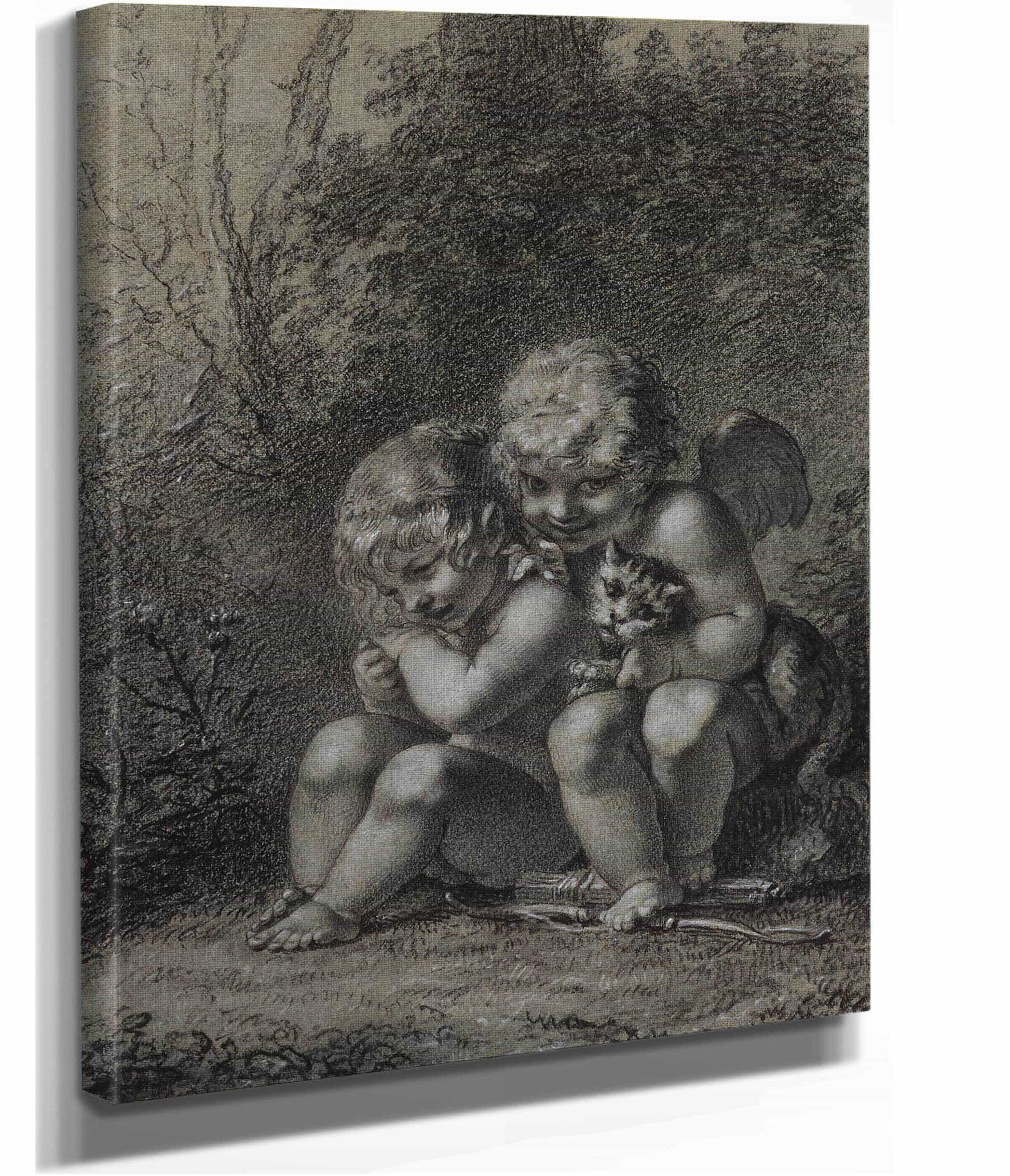 Le Coup De Patte Du Chat Ou Les Peines Que Lamour Nous Cause by Pierre Paul Prudhon