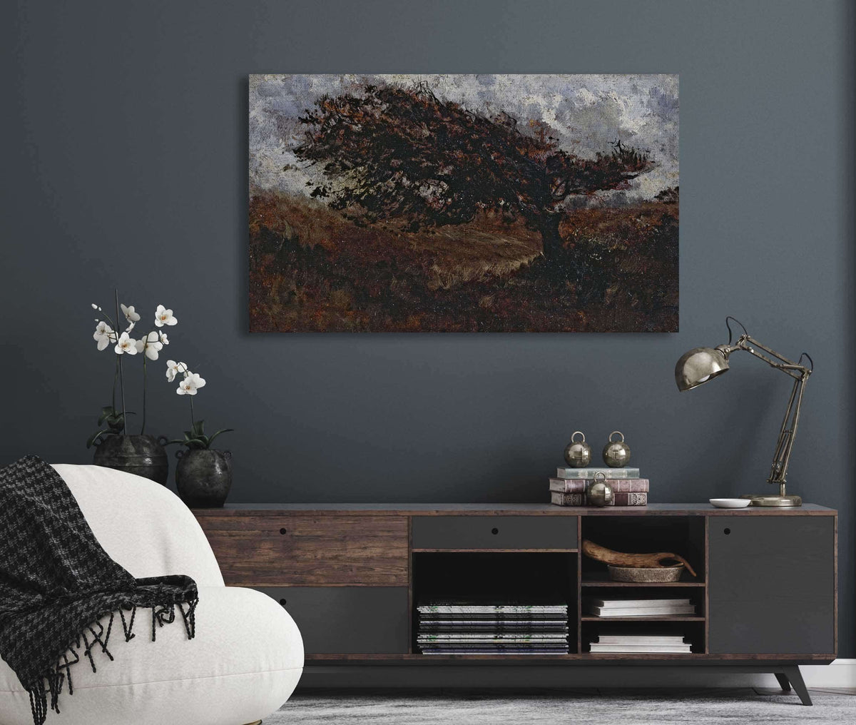 Le Coup De Vent by Felix Ziem