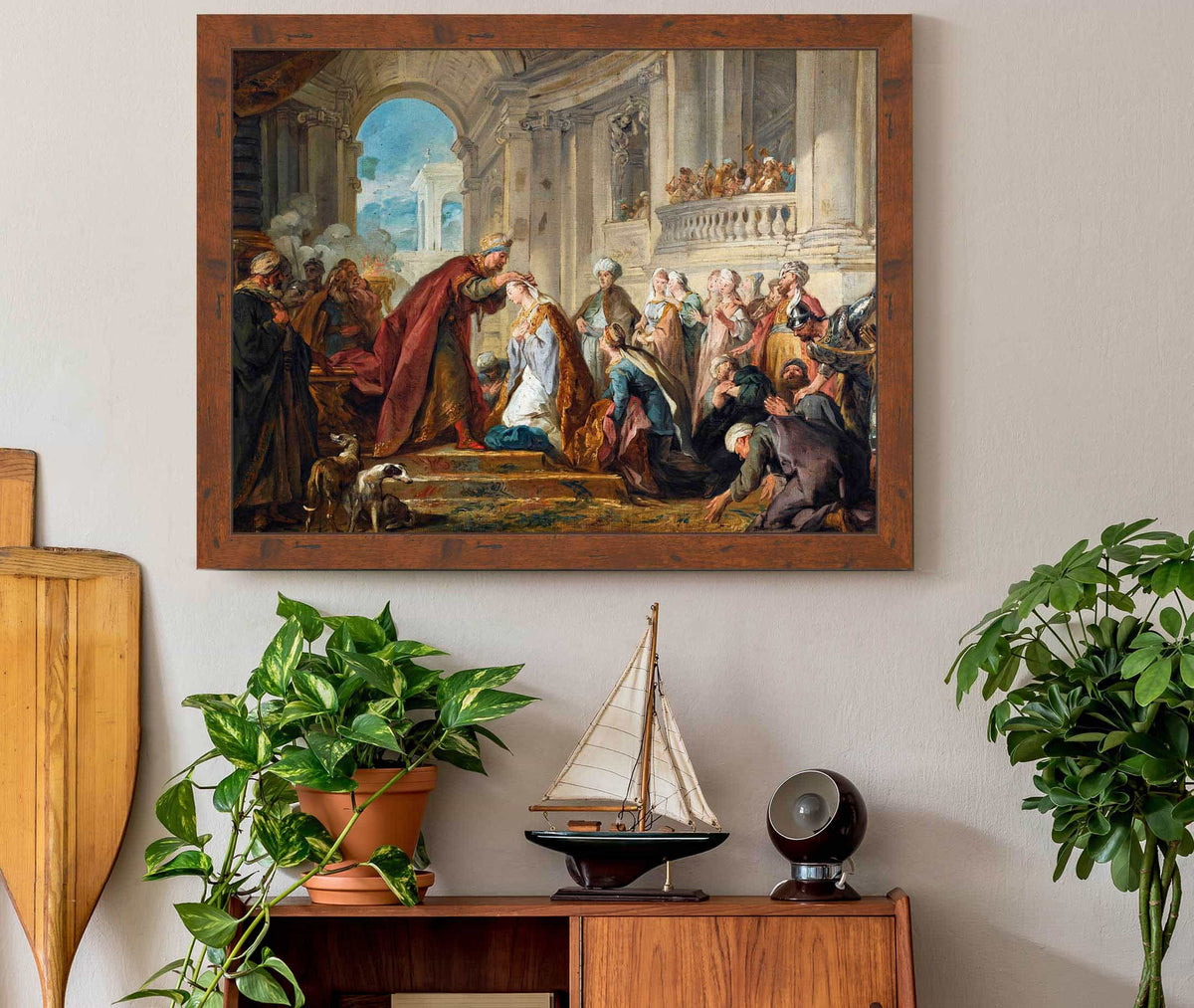 Le Couronnement Desther by Jean Francois De Troy