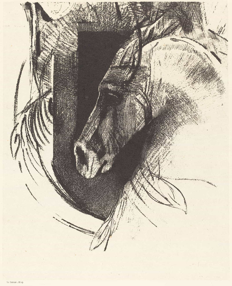 Le Coursier The Race Horse by Odilon Redon
