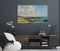 Le Croisic Bord De Mer by Eugene Boudin