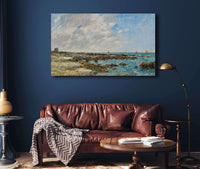 Le Croisic Bord De Mer by Eugene Boudin