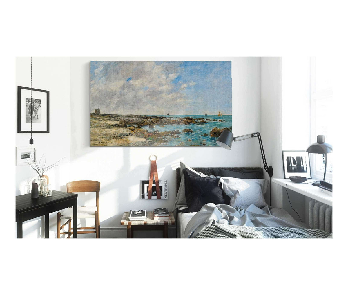 Le Croisic Bord De Mer by Eugene Boudin