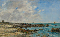 Le Croisic Bord De Mer by Eugene Boudin