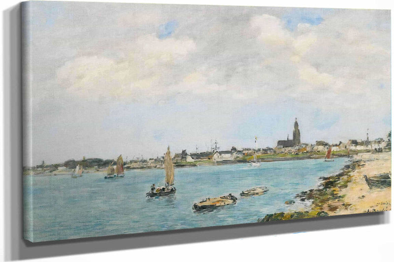 Le Croisic Vue Generale Prise De Pempron by Eugene Boudin