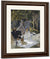 Le Dejeuner Sur L'herbe, A Chailly. Portrait  Bazille Au Centre  Camille Doncieux ; Courbet A Gauche By Claude Monet