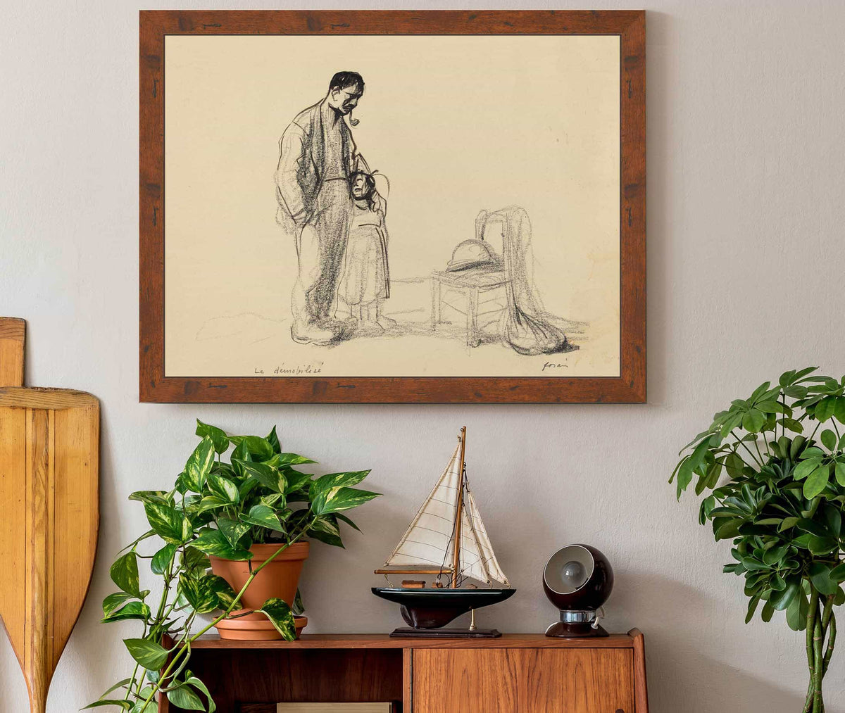 Le Demobilise Ii by Jean Louis Forain