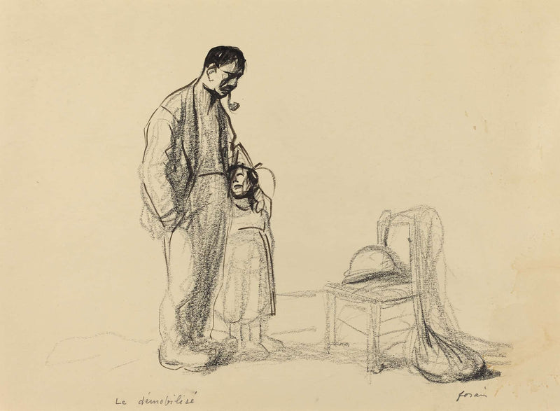 Le Demobilise Ii by Jean Louis Forain