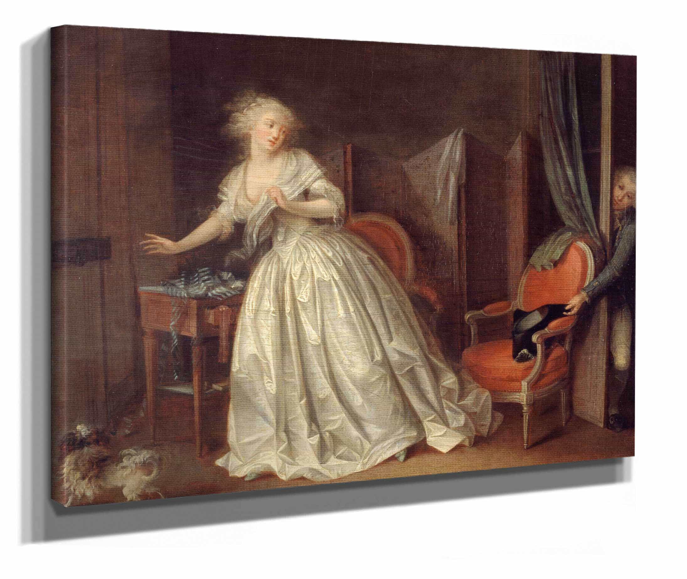 Le Depart Precipite by Louis Leopold Boilly