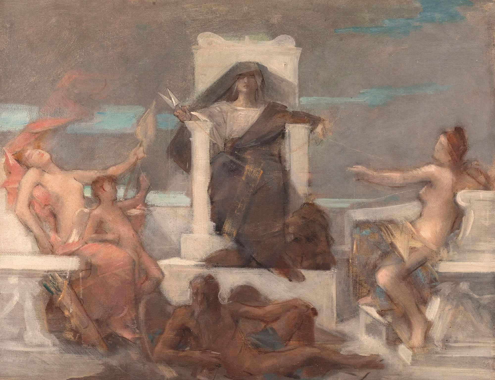 Le Destin by Leon Francois Comerre