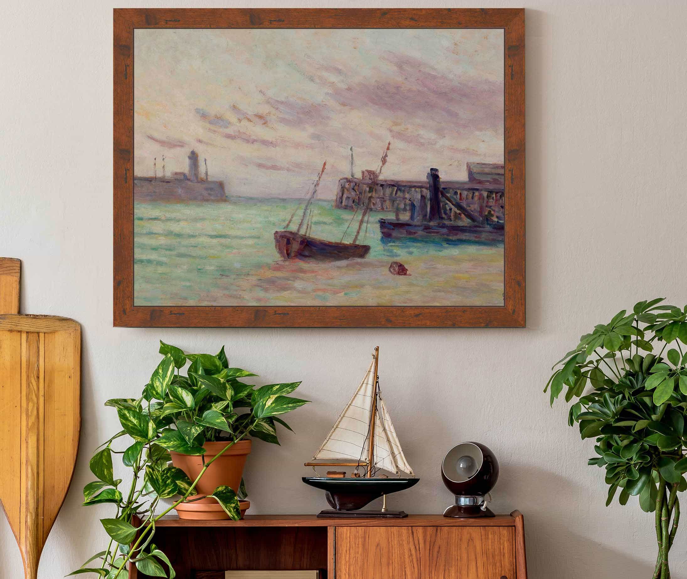 Le Entree Du Port by Maximilien Luce