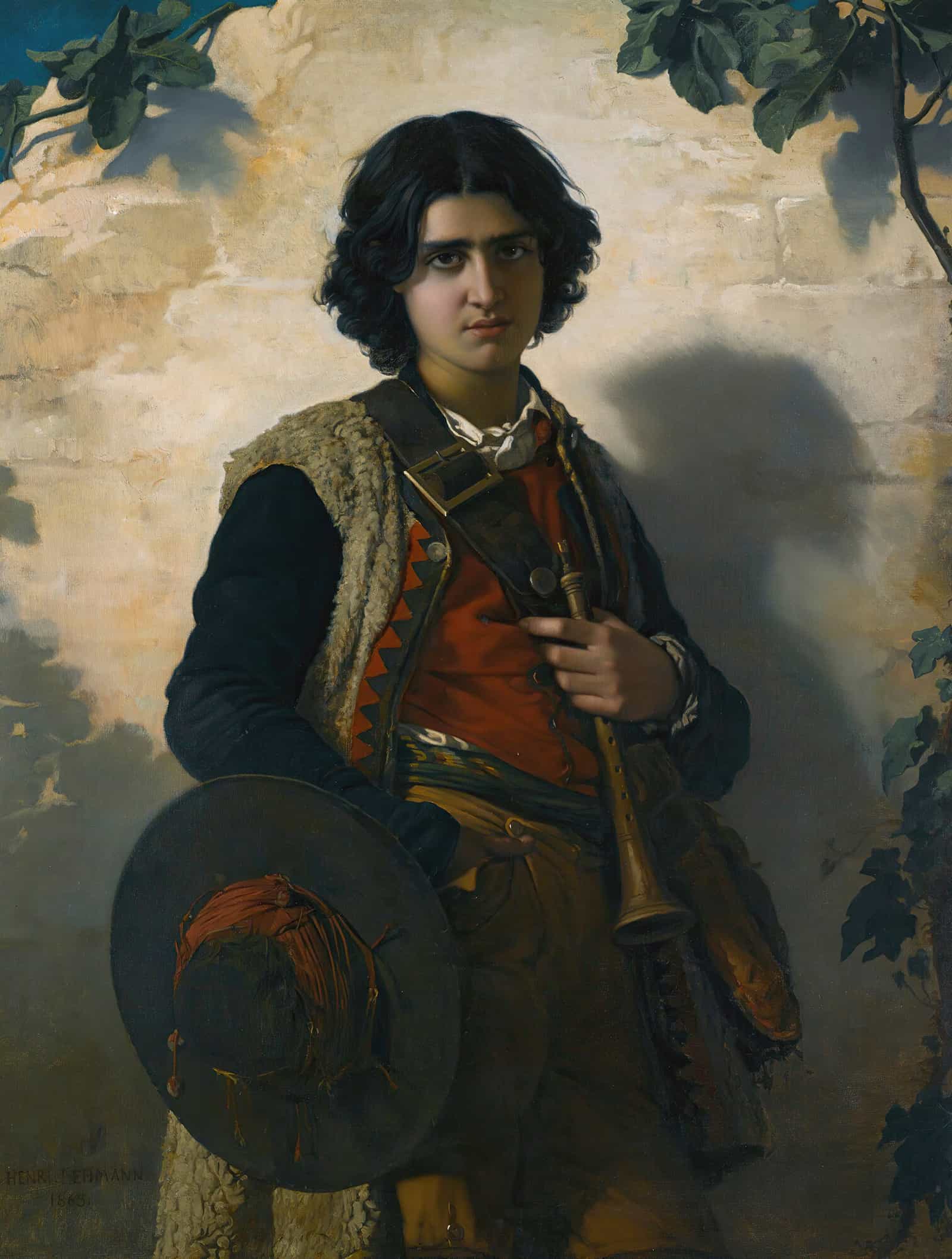 Le Fifre Italien by Henri Lehmann