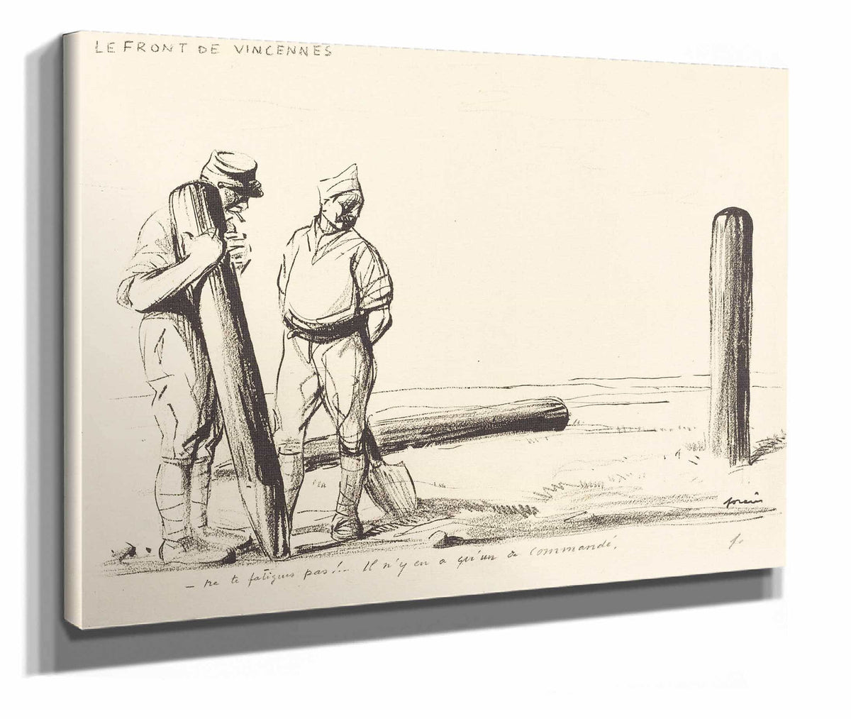 Le Front De Vincennes by Jean Louis Forain