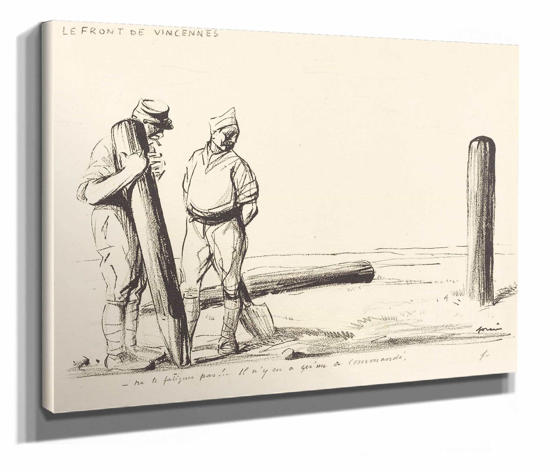 Le Front De Vincennes by Jean Louis Forain