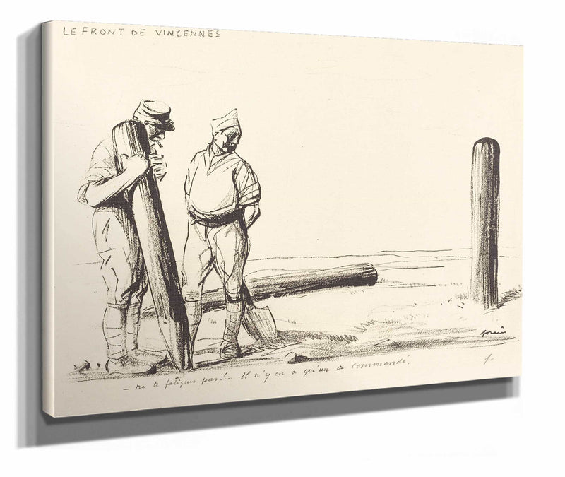 Le Front De Vincennes by Jean Louis Forain