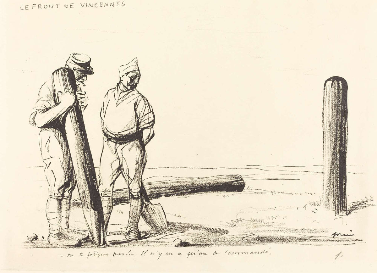 Le Front De Vincennes by Jean Louis Forain