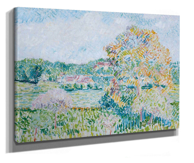 Le Grand Noyer A Eragny Automne by Camille Pissarro