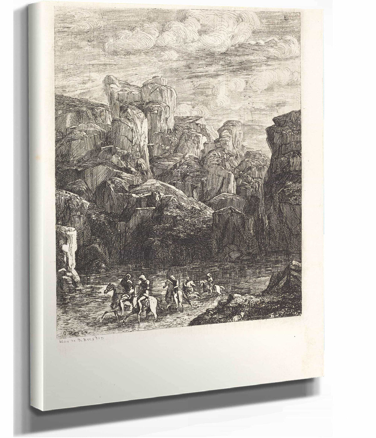 Le Gue The Ford by Odilon Redon