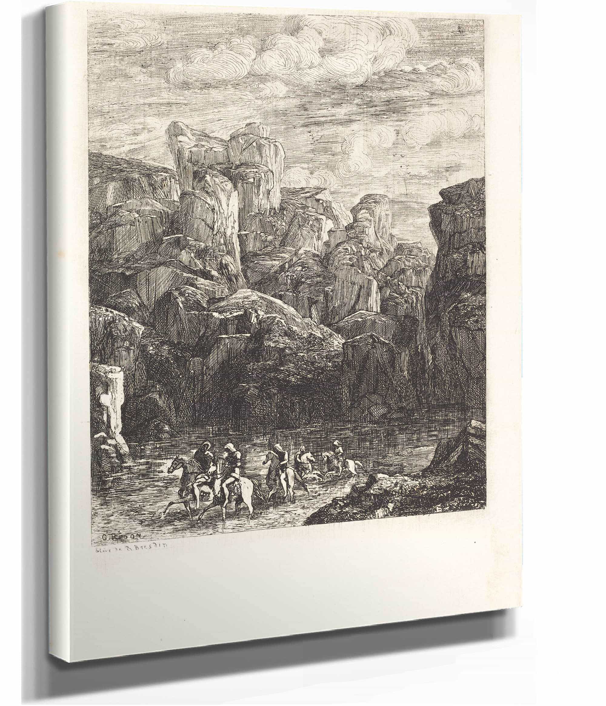 Le Gue The Ford by Odilon Redon