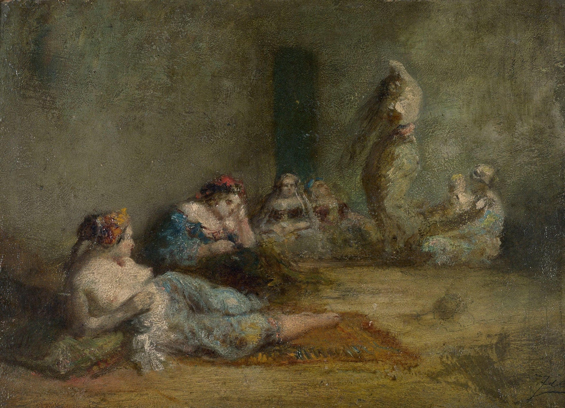 Le Harem by Felix Ziem