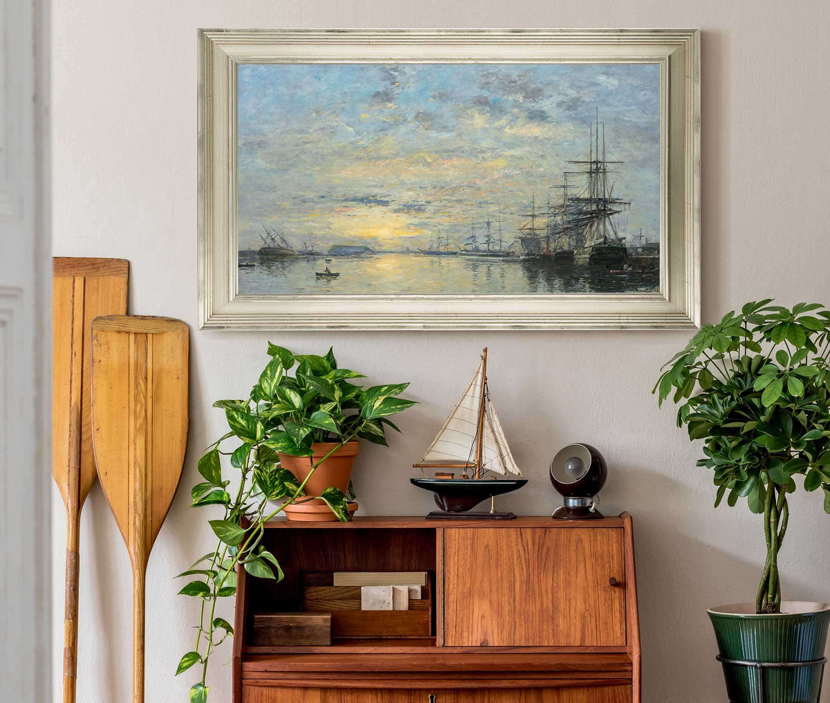 Le Havre Bassin De Leure by Eugene Boudin