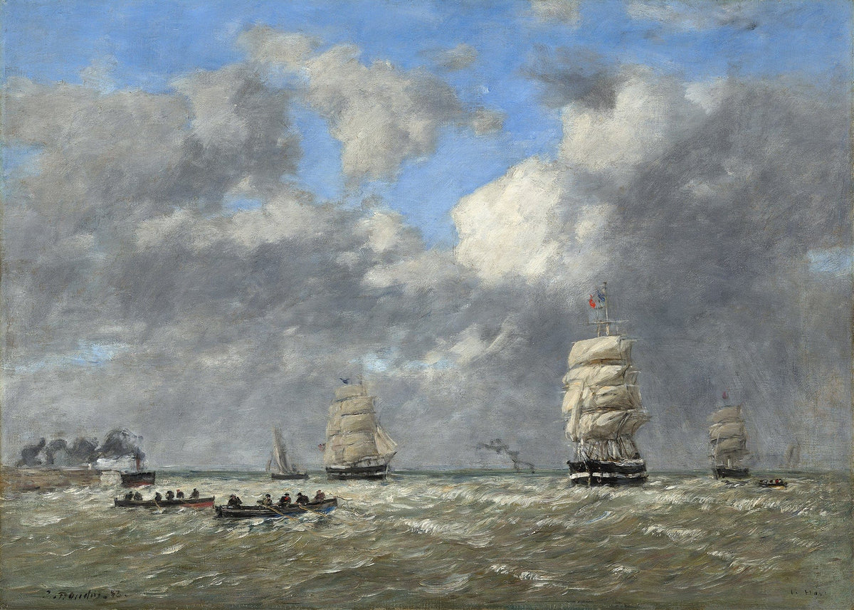 Le Havre by Eugene Boudin