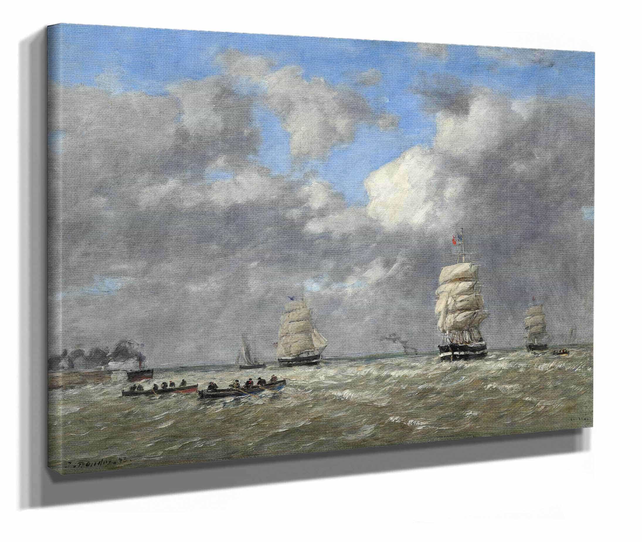 Le Havre by Eugene Boudin