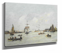 Le Havre Lavant Port by Eugene Boudin