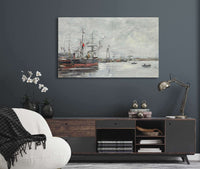 Le Havre Le Port by Eugene Boudin