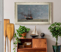 Le Havre Navires En Pleine Mer by Eugene Boudin