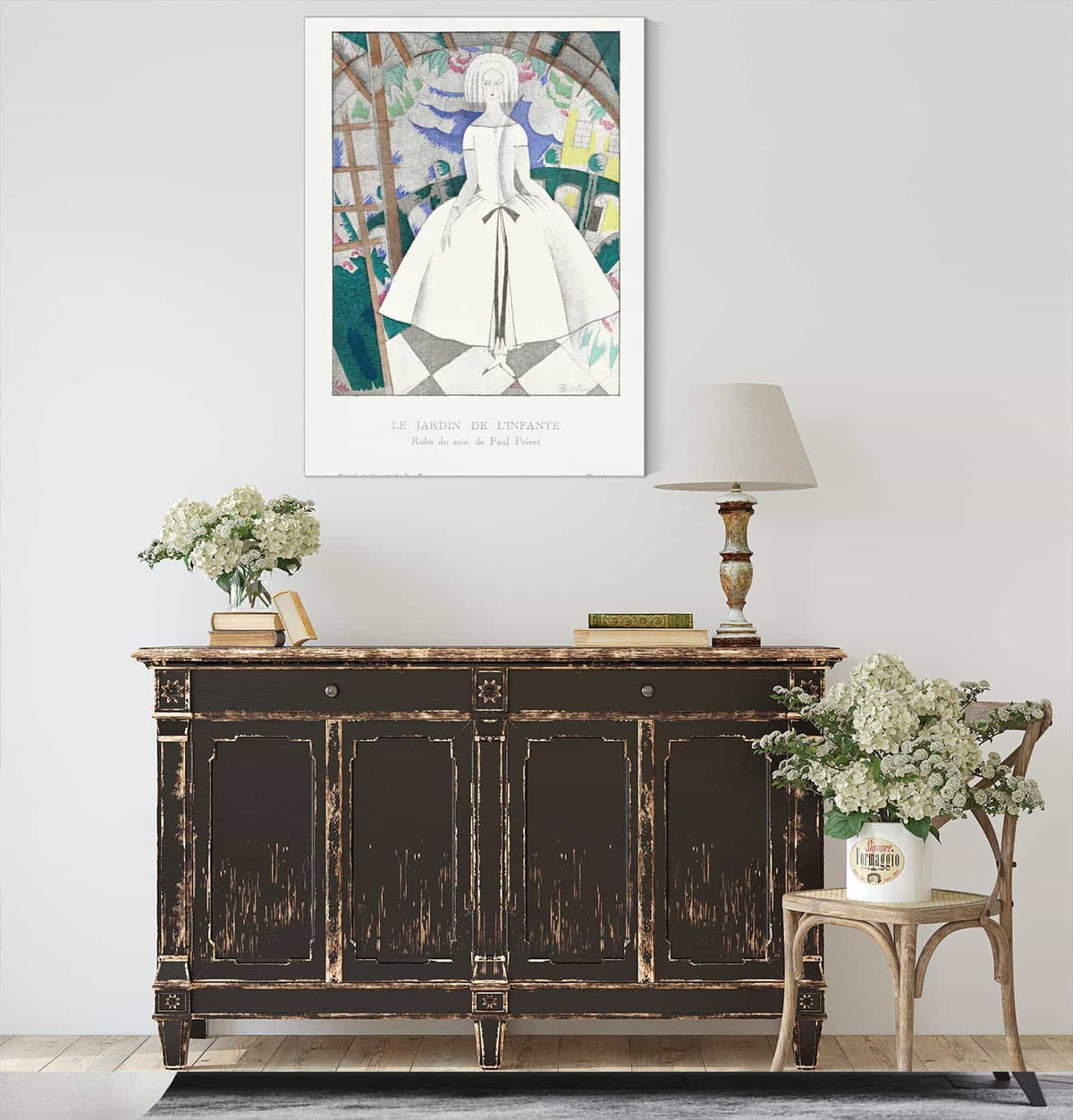 Le Jardin De Linfante Robe Du Soir De Paul Poiret by Charles Martin