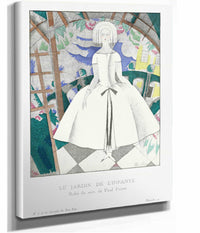 Le Jardin De Linfante Robe Du Soir De Paul Poiret by Charles Martin