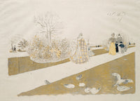 Le Jardin Des Tuileries Ii by Edouard Vuillard