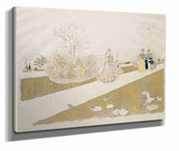 Le Jardin Des Tuileries Ii by Edouard Vuillard