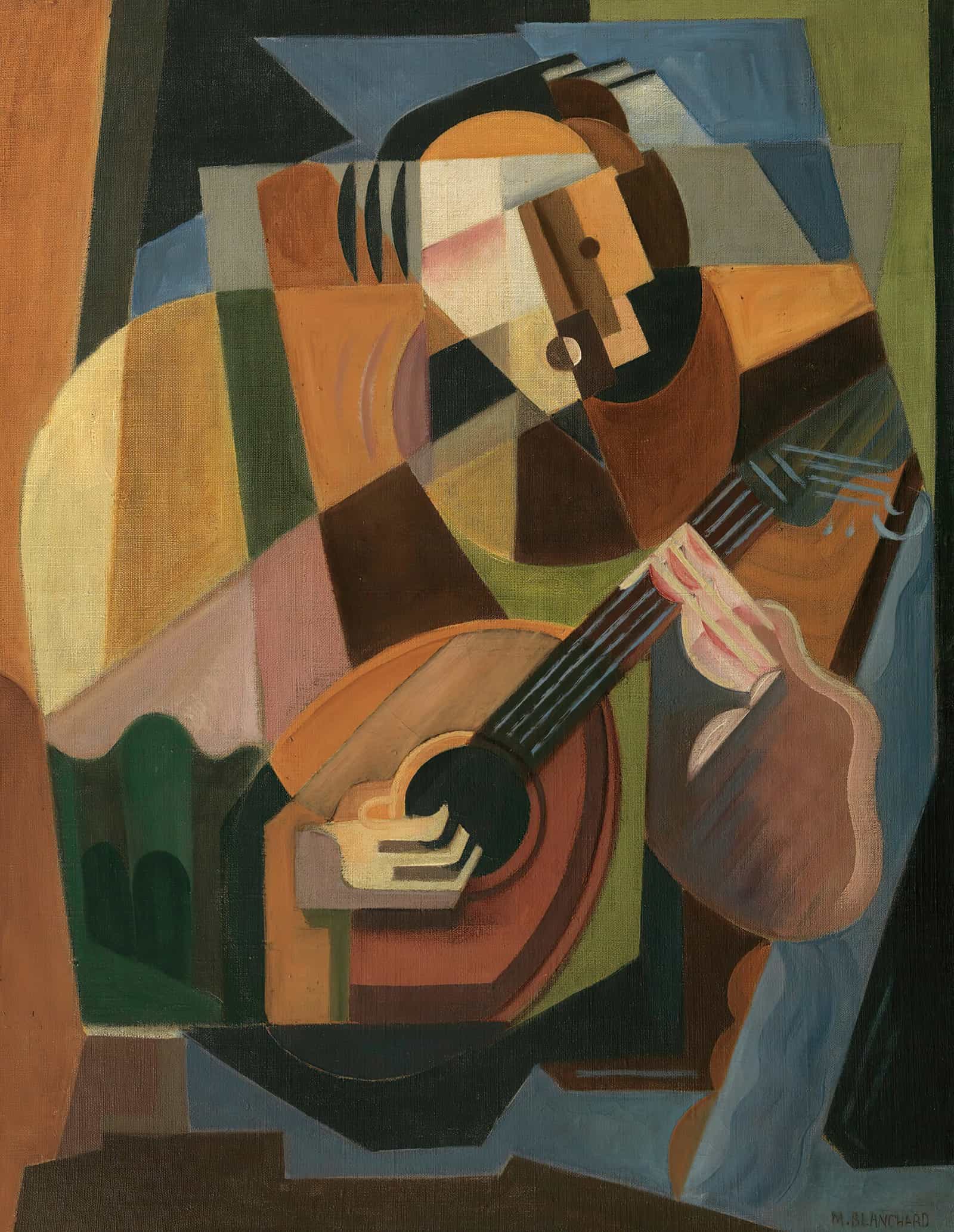 Le Joueur De Luth by Maria Blanchard