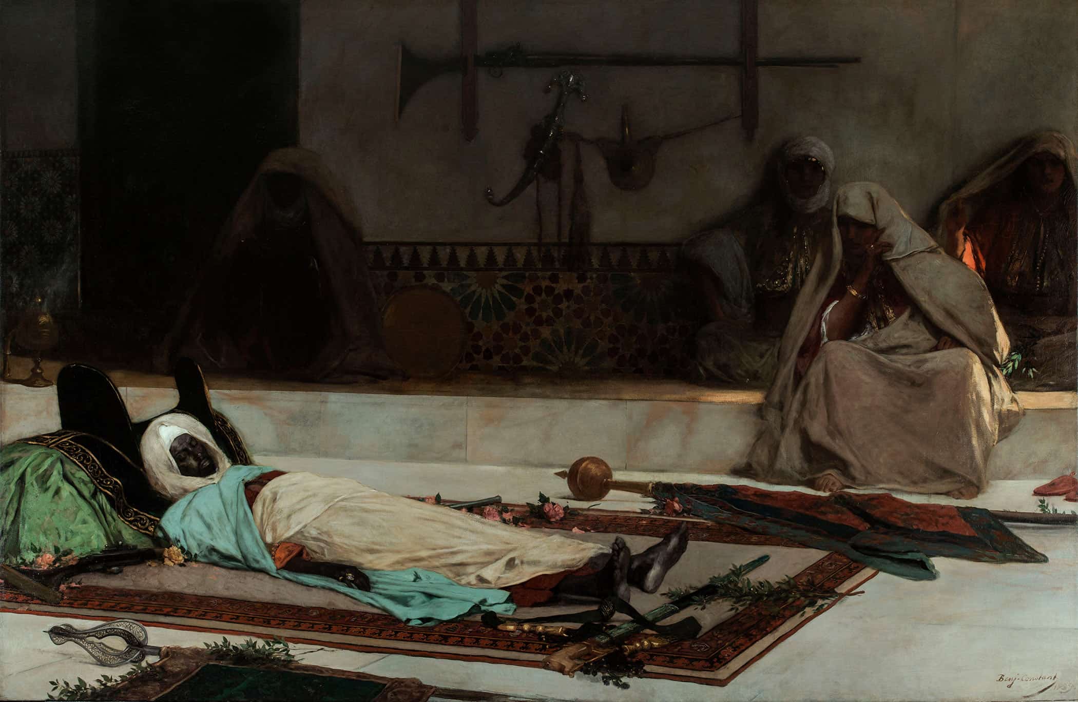 Le Jour Des Funerailles Scene Du Maroc by Jean Joseph Benjamin Constant