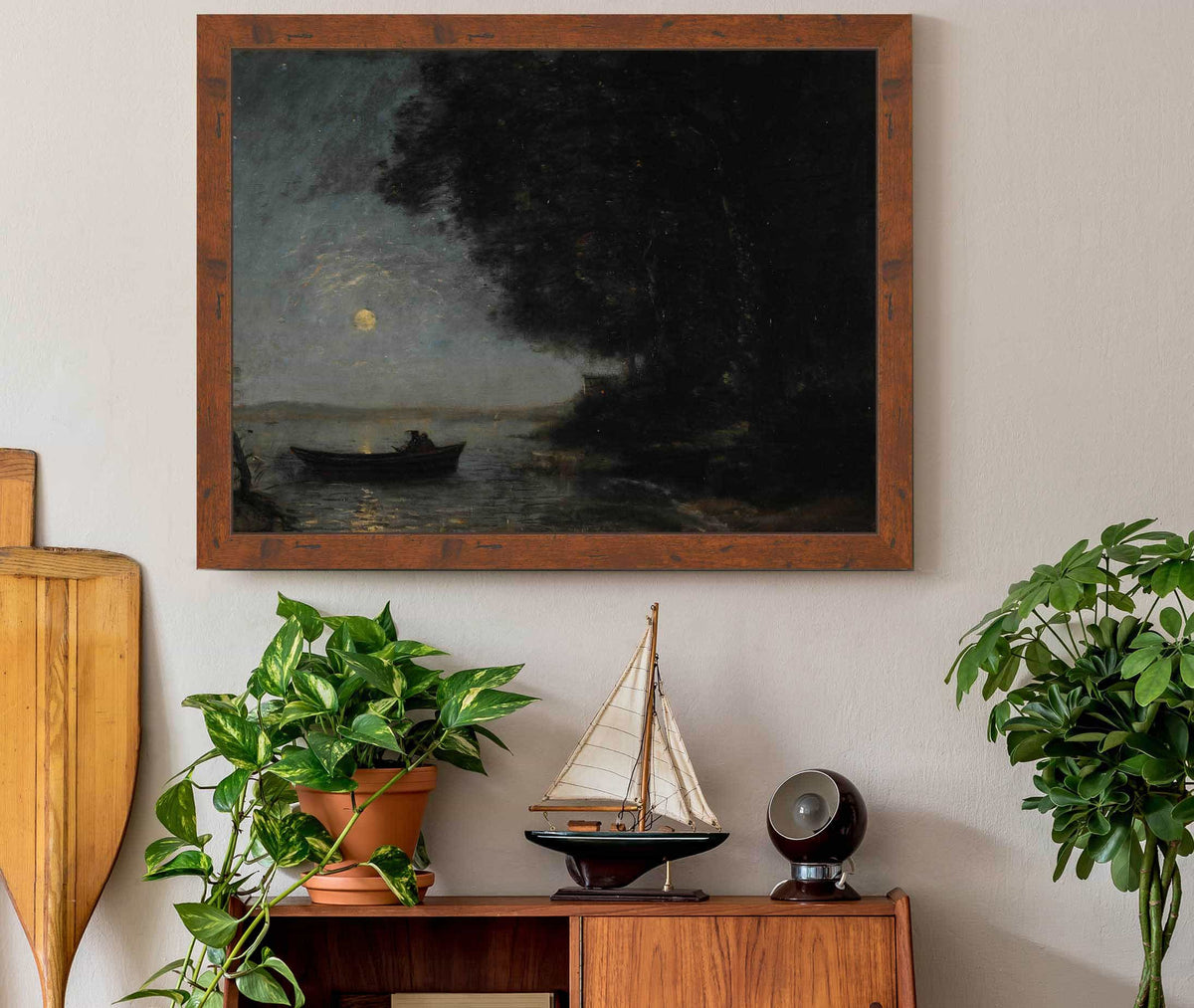 Le Lac Effet De Nuit by Jean Baptiste Camille Corot