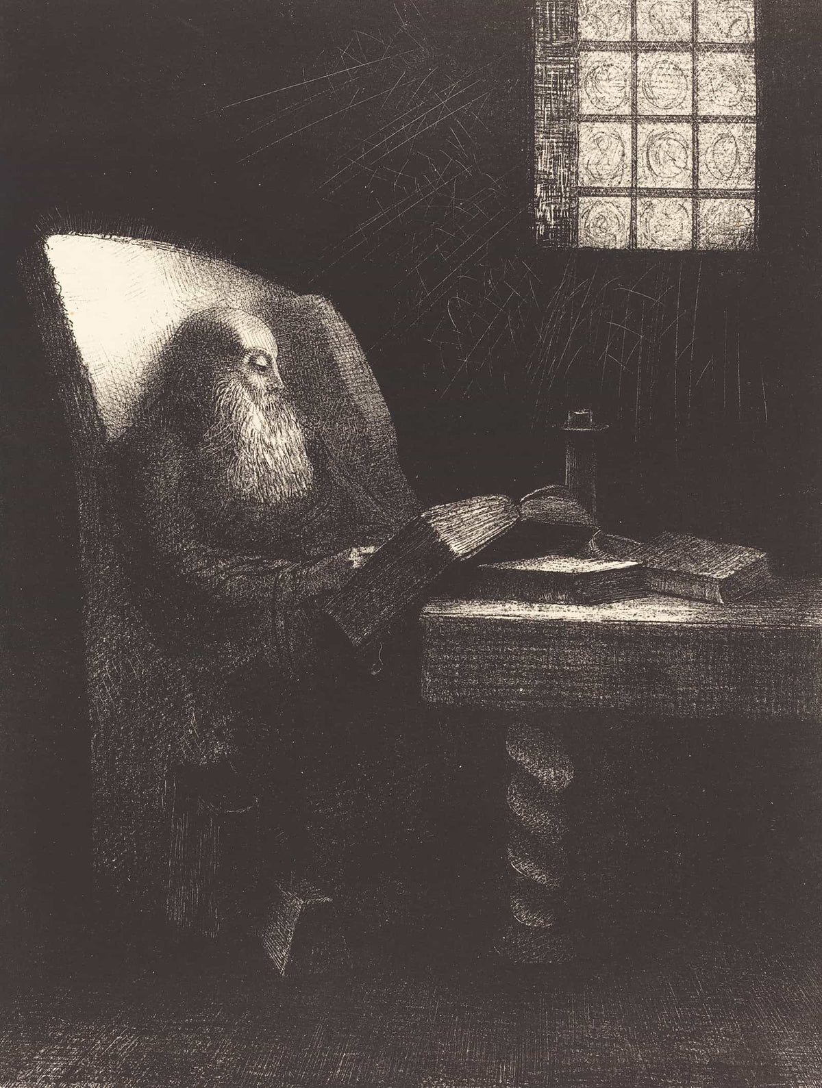 Le Liseur The Reader by Odilon Redon