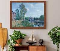 Le Loing A Moret En Ete by Alfred Sisley