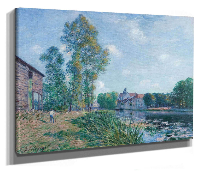 Le Loing A Moret En Ete by Alfred Sisley