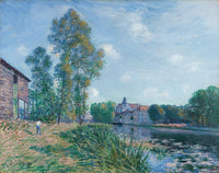 Le Loing A Moret En Ete by Alfred Sisley