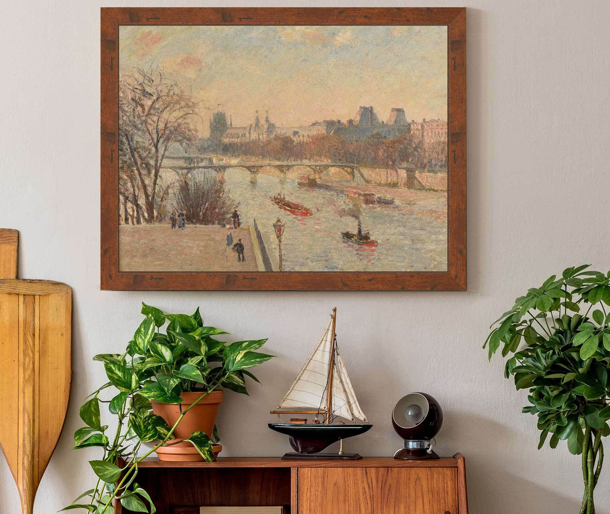 Le Louvre by Camille Pissarro