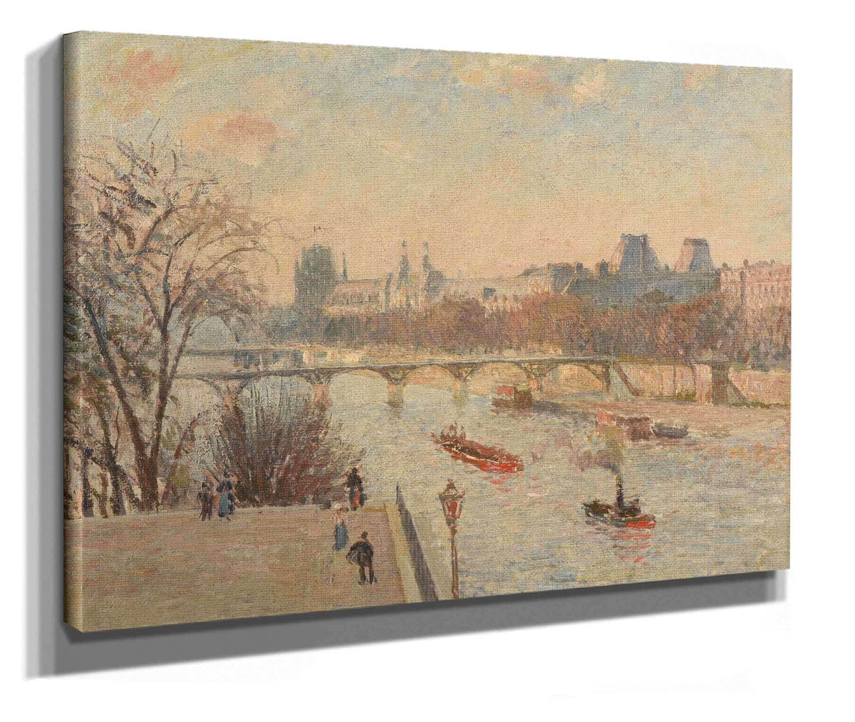 Le Louvre by Camille Pissarro