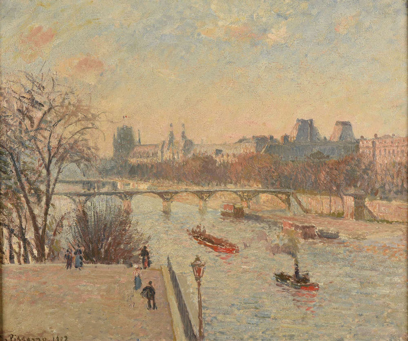 Le Louvre by Camille Pissarro
