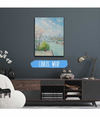 Le Louvre Matin Printemps by Camille Pissarro