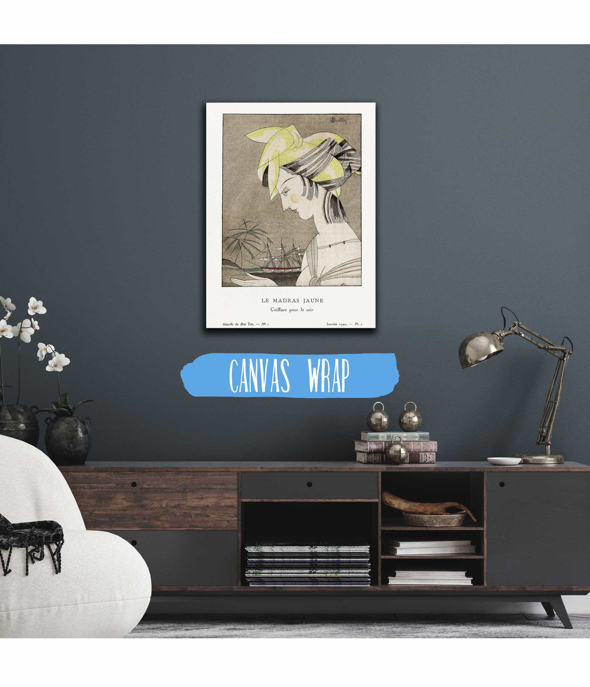 Le Madras Jaune Coiffure Pour Le Soir by Charles Martin