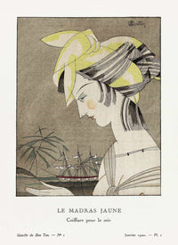Le Madras Jaune Coiffure Pour Le Soir by Charles Martin