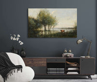 Le Marais by Jean Baptiste Camille Corot