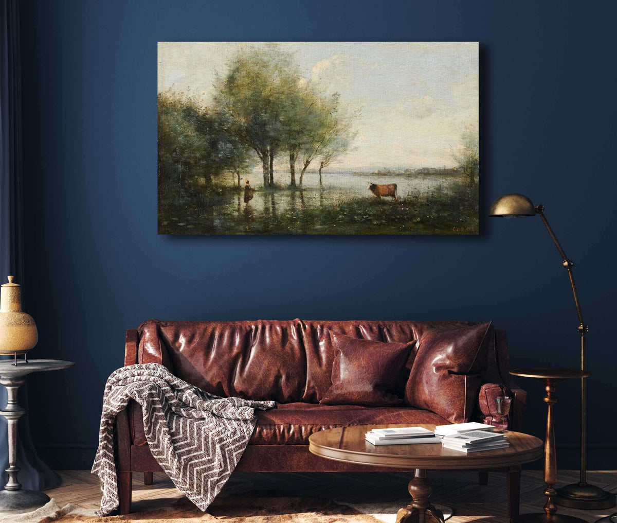 Le Marais by Jean Baptiste Camille Corot